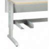Support unité centrale sous bureau pour fixation sur barre 40 mm