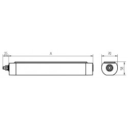 Plan rampe LED IP67