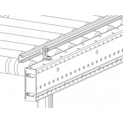 Guide fixe en aluminium