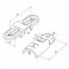 Jonction double articulée pour renfort (K)