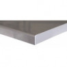 Plateau revêtement inox longueur postformée épaisseur 30 mm
