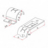 Jonction 1 tube et 1 panneau (sur tube) (O)