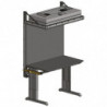 Poste flux laminaire hauteur réglable | Mécamontage