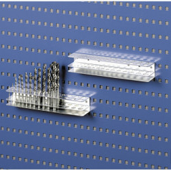 Support 16 forets pour panneau perforé