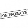 Bandeau signalétique "POINT INFORMATION"