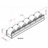 Rail renforcé galets cylindriques | Mécamontage