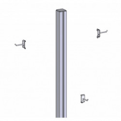 Kit accrochage balais et pelle sur profilé aluminium