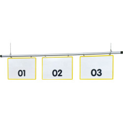 Cadres signalétiques suspendus