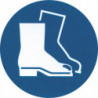 Pictogramme adhésif "Port de chaussures de sécurité obligatoire"