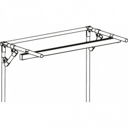 Rail d'éclairage profilé aluminium pour structure tubulaire