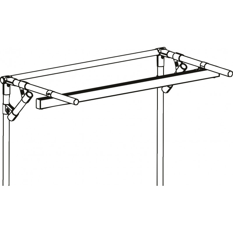 Rail d'éclairage profilé aluminium pour structure tubulaire