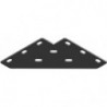 Gousset 160x160 mm pour structure profilé Aluminium