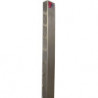 Montant inox pour cadre frontal de poste de travail