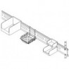 Traverse d'accrochage inox