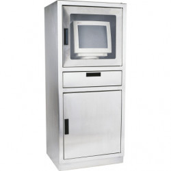 Armoire informatique inox fixe ou sur roulette