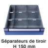 Etabli compact avec 2 tiroirs, 1 niche et 2 portes