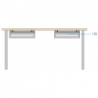 Etabli personnalisable avec 2 blocs-tiroirs