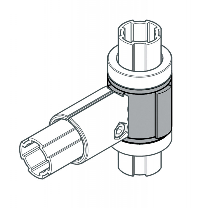 Palier de pivotement pour tubes alu