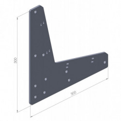 Gousset 300x300 mm