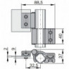 Charnière tube / élément de surface