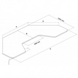 Plan plateau anti-TMS pour poste ergonomique