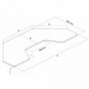 Plan plateau anti-TMS pour poste ergonomique