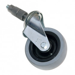 Roulette à œil sans frein avec fixation Ø 50 mm
