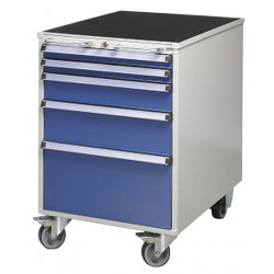 Desserte 5 tiroirs L 530 x P 640 x H 795 mm