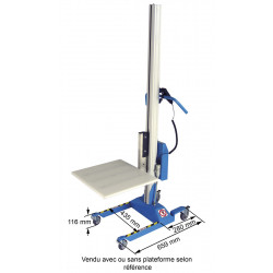 Mini gerbeur électrique d'aide à la manutention