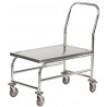 Chariot inox 18/0 avec 1 plateau