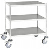 Desserte inox 18/8 soudé avec 3 plateaux