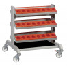 Desserte d'atelier porte-outils CN sur roulettes