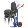 Diable porte-chaises industriel