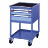 Desserte industrielle mobile compact 1 plateau inférieur