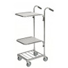 Mini chariot de service avec 2 tablettes