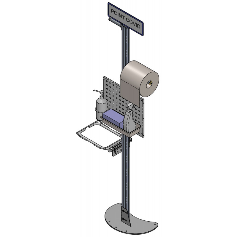 Point communication COVID et mise à disposition de produits de désinfection