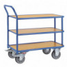 Chariot magasinier 3 plateaux