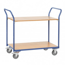 Chariot de magasin 2/3 plateaux charge 200 kg