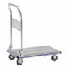 Chariot industriel à plateforme aluminium