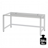 Table de travail sans plateau réglable en hauteur par manivelle
