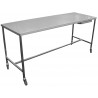 Table inox 1 ou 2 plateaux