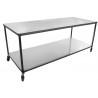 Table inox 1 ou 2 plateaux