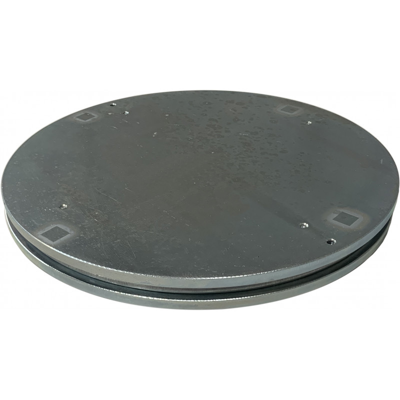 Plaque tournante Giro 4 - 100 Kg - Zingué - Acier EMUCA