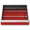 Organisateur de tiroirs 450 x 400 mm - 6 plateaux
