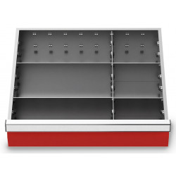 Organisateur de tiroirs 450 x 400 mm - 4 séparateurs (2 x 300 + 2 x 500 mm)