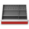 Organisateur de tiroirs 450 x 400 mm - 4 séparateurs (2 x 300 + 2 x 500 mm)