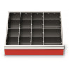 Organisateur de tiroirs 450 x 400 mm - 12 séparateurs