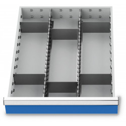 Organisateur de tiroirs 450 x 600 mm - 2 + 6 séparateurs