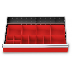 Organisateur de tiroir 600 x 400 mm - 13 godets