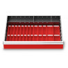 Organisateur de tiroir 600 x 400 - 8 plateaux